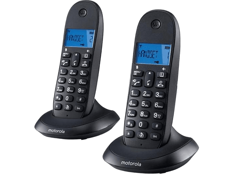 Motorola Draadloze Telefoon C1002cb+ Dect Duo - Black