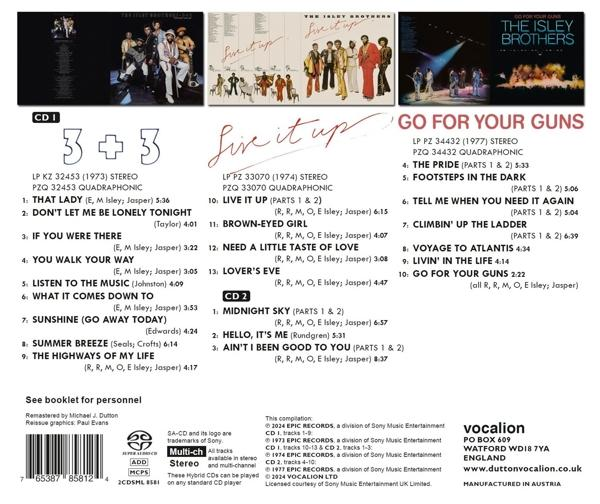The Isley Brothers - 3+3/Live it up/Go for your guns  - (SACD Hybrid)