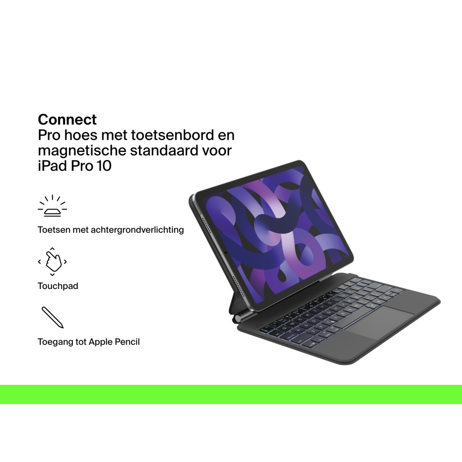Apple Magic Keyboard Voor De Apple IPad Air 11 Inch  2025  M3 /  2024 M2 Air 5 2022 Air 4 2020 Pro 11 18 20 21 22 Azerty Fr Wit