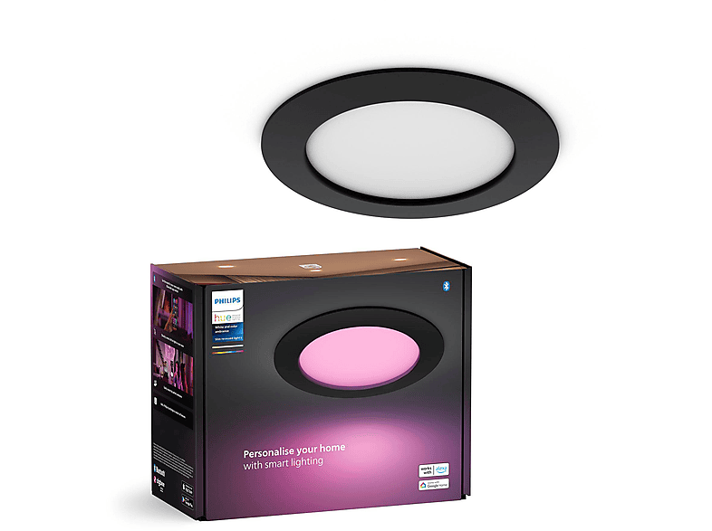 Thumbnail - PHILIPS Hue White & Color Ambience Slim Recessed 170mm Smarter Deckenspot kalt-warmweiß und Farbe