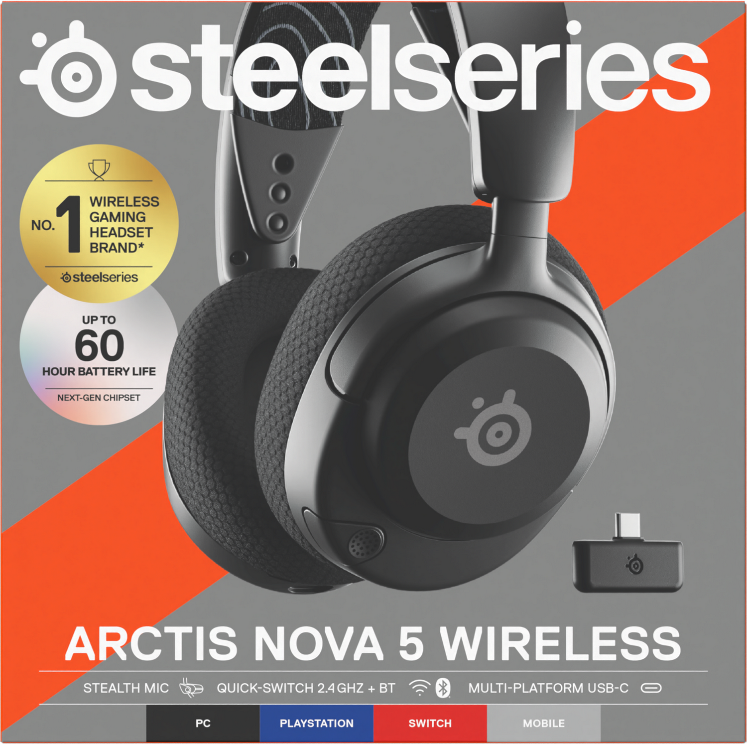 Auriculares gaming | SteelSeries Arctis Nova 5, Circumaurales