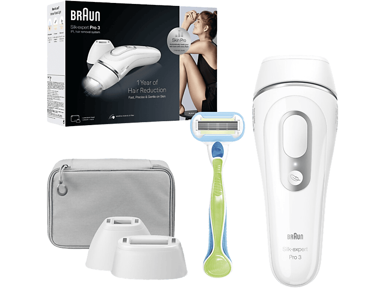 Depiladora IPL | Braun Luz Pulsada Silk·expert Pro 3 PL3122