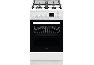 AEG CKB56490BW Kombinált tűzhely, SteamBake, AirFry, Multi 8, 58 l, sütővilágítás, grill, digitális programóra