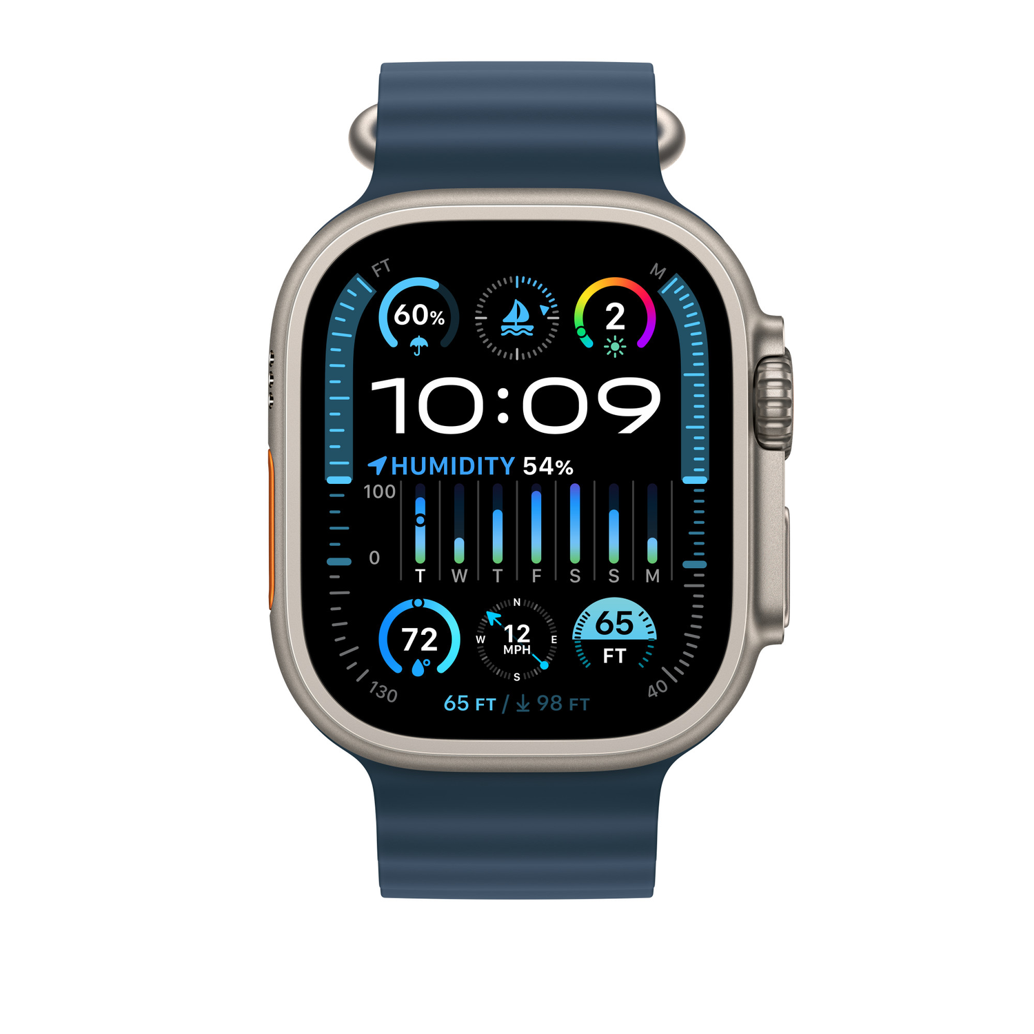 APPLE 49 mm Blue Ocean-bandje