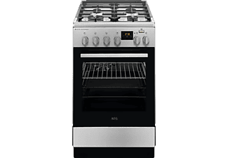 AEG CKB56490BM Kombinált tűzhely, SteamBake, AirFry, Multi 8, 58 l, sütővilágítás, grill, digitális programóra