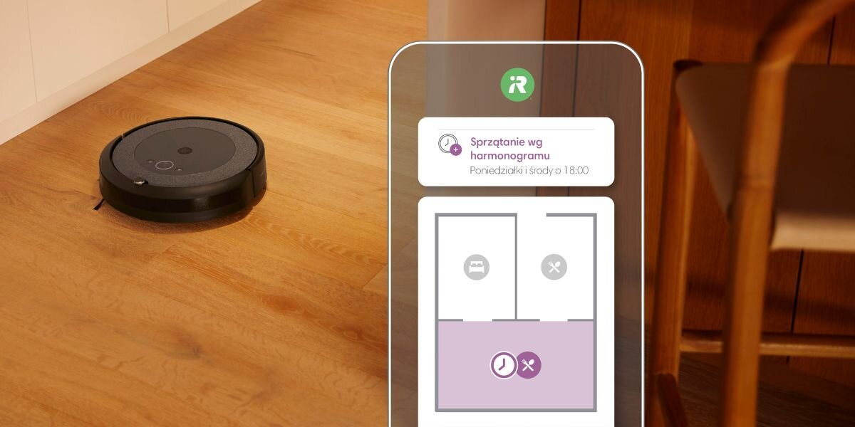 Robot odkurzająco-mopujący iROBOT Roomba Combo i5+ Czarno-szary