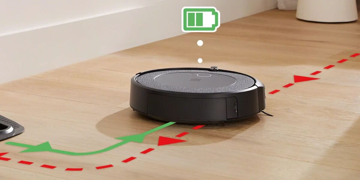Robot odkurzająco-mopujący iROBOT Roomba Combo i5+ Czarno-szary