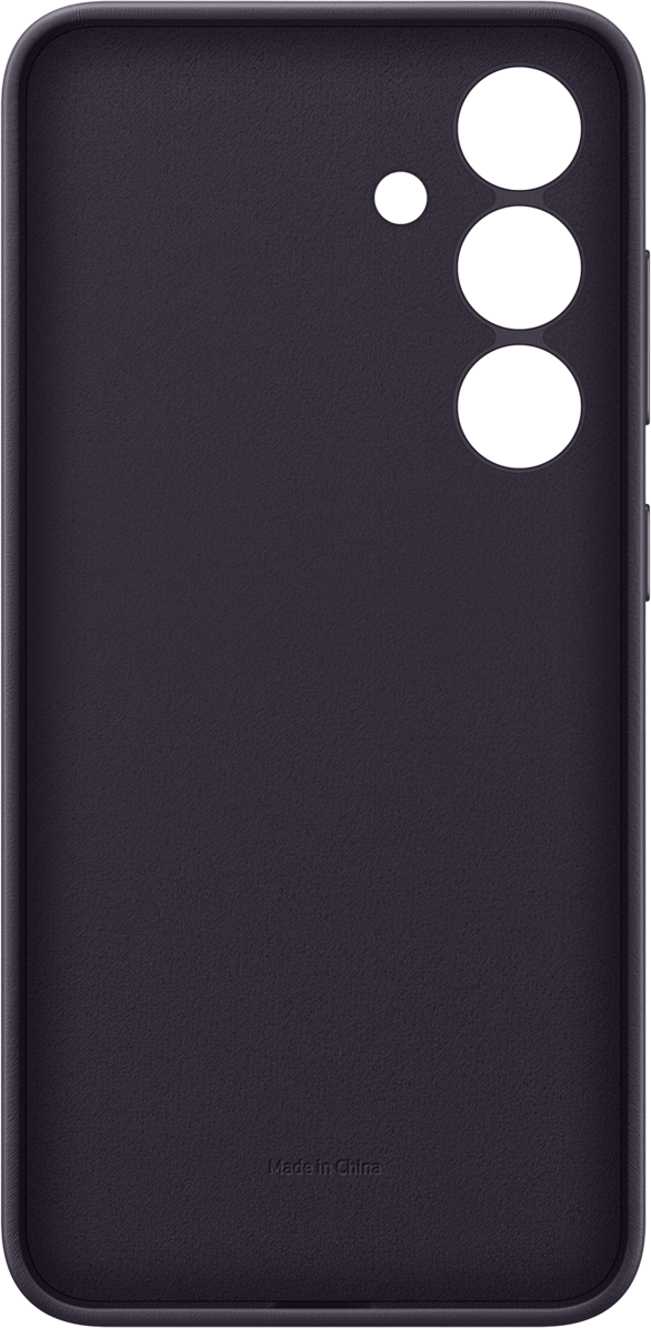 SAMSUNG Vegan Leather Case, Guaine, Samsung, Galaxy S24, Viola scuro