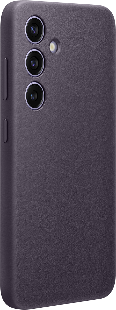SAMSUNG Vegan Leather Case, Guaine, Samsung, Galaxy S24, Viola scuro