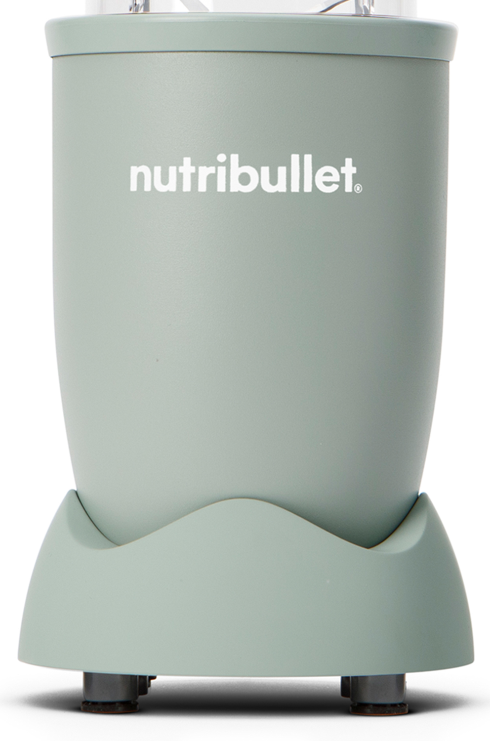 Zöld turmixgép Nutribullet márkanévvel.