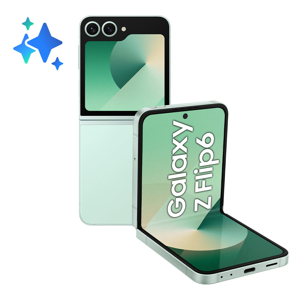 Smartfon SAMSUNG Galaxy Z Flip6 5G 12/512GB Miętowy | MediaMarkt