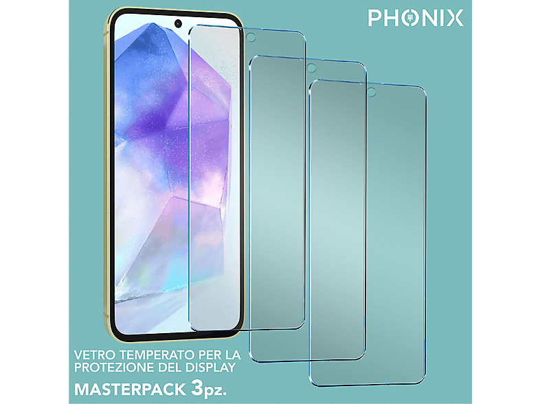 Protezione Schermo In Vetro Temperato Gorilla Tech Per Samsung Galaxy A55/A54/A53/A35/A15 E Altri