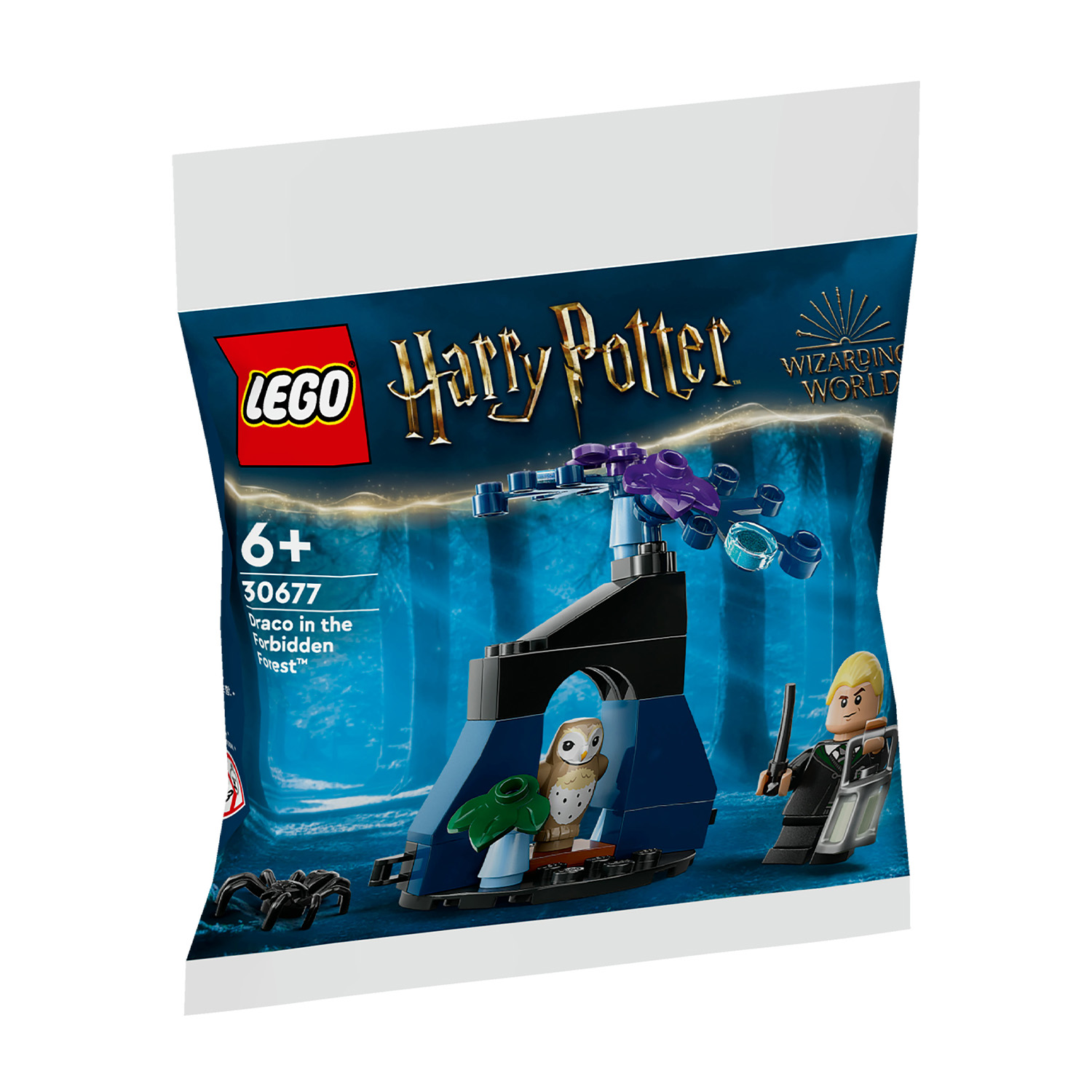 Set LEGO Harry Potter in una busta, scena di Draco nella Foresta Proibita.