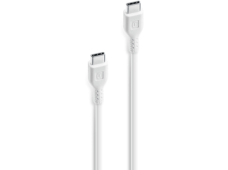 CELLULARLINE USB-C to USB-C Şarj Kablosu Beyaz