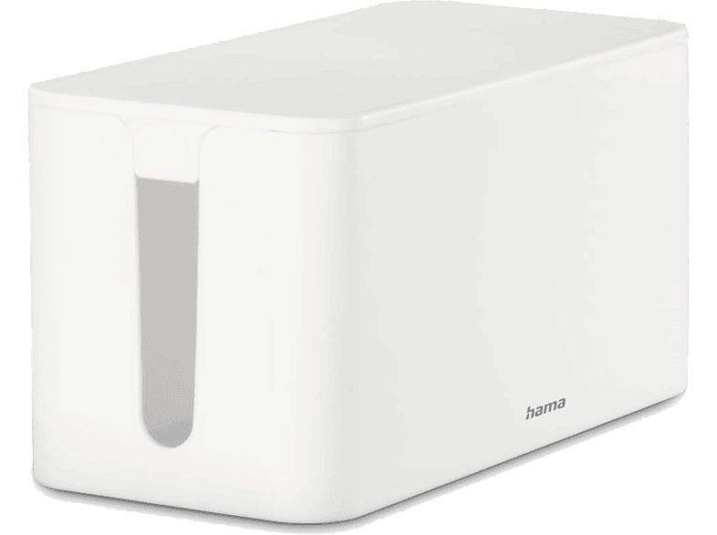Organizador de cables - Hama 00221010, Antideslizante, 23.5 x 11.5 12 cm, Blanco