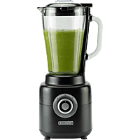 MediaMarkt BOURGINI Power Blender Zwart aanbieding