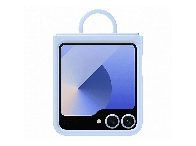 Samsung Z Flip6 Cover in Silicone, Cover per Galaxy,Blu
