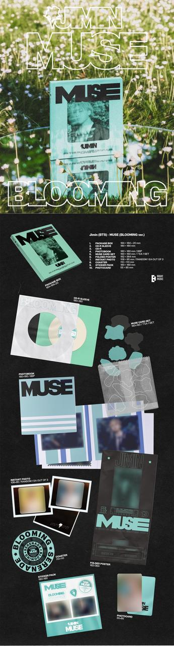 Jimin (BTS) - Muse (Blooming Version) (CD + könyv)