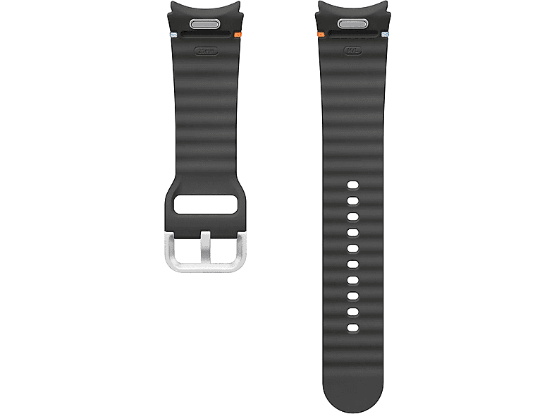 SAMSUNG Sport Band (M/L) Galaxy Watch 7/6/5, Ersatz Armband, Dark Gray