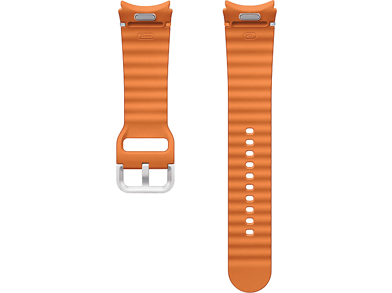 SAMSUNG Sport Band (M/L) Galaxy Watch 7/6/5, Ersatz Armband, Orange