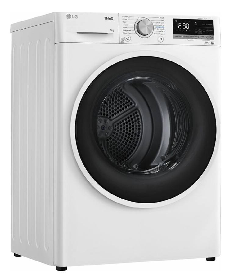 Suszarka LG RC90V5AV6N Pompa ciepła DUAL Inverter Biały 9 kg