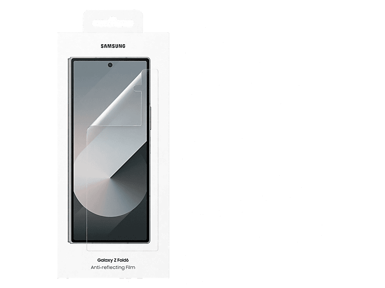 Protector pantalla - Samsung Front Film, Para Galaxy Z Fold6 PET, PC reciclado, Anti reflejo