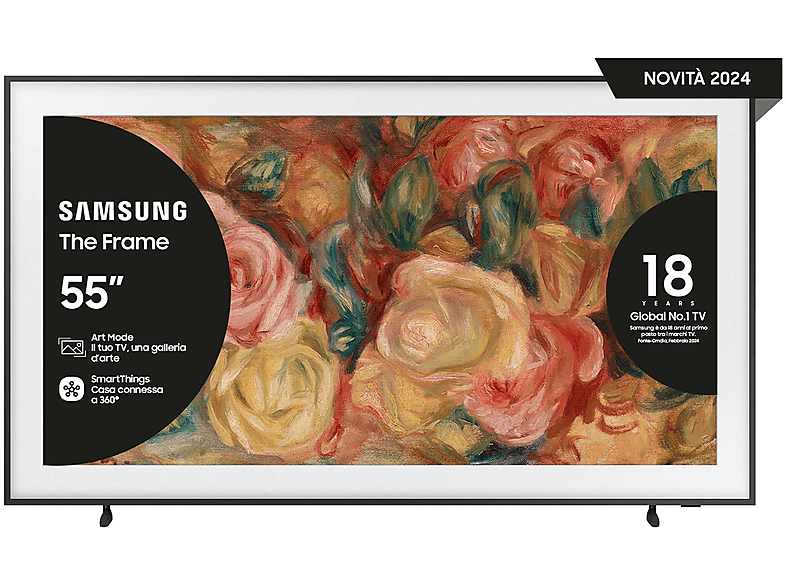 TV SAMSUNG QE55LS03DAUXZT QLED 4K, TV QLED, 55 pollici MediaWorld.it