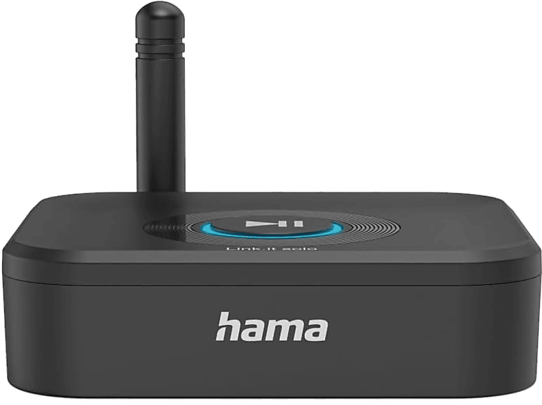 REACONDICIONADO Seminuevo Muy bueno Adaptador Bluetooth - Hama 00205321, Conector universal jack de 3,5 mm, Negro