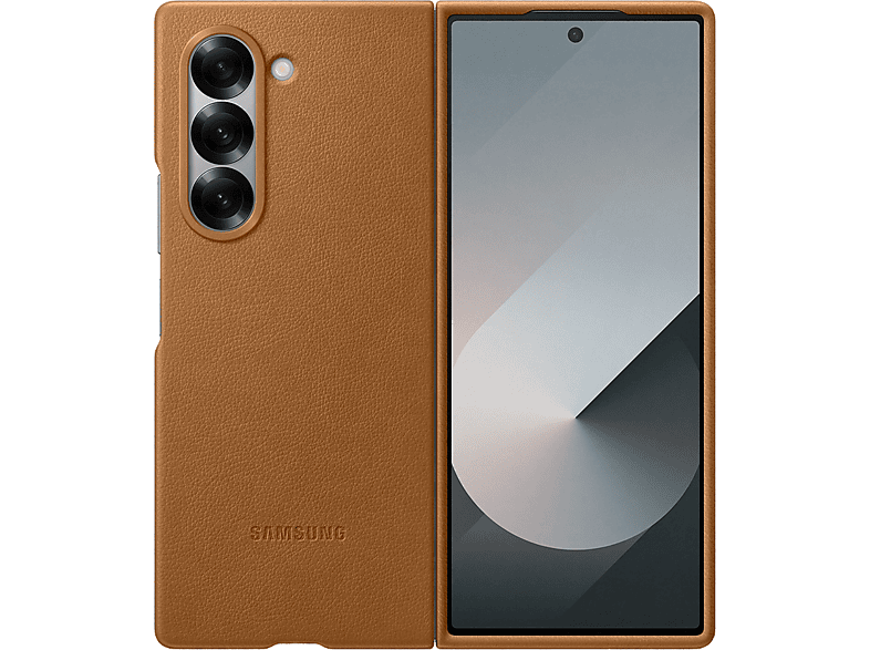Funda móvil - Samsung Kindsuit Case, Para Galaxy Z Fold6, Cuero vegano, Tan