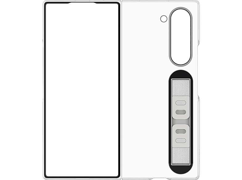 Funda móvil - Samsung Clear Case, Para Galaxy Z Fold6, Con agarre, Transparente