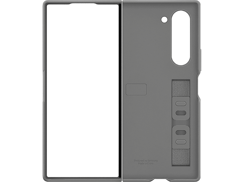 REACONDICIONADO Seminuevo Excelente Funda móvil - Samsung Silicone Case, Para Galaxy Z Fold6, Con agarre y soporte, Gray