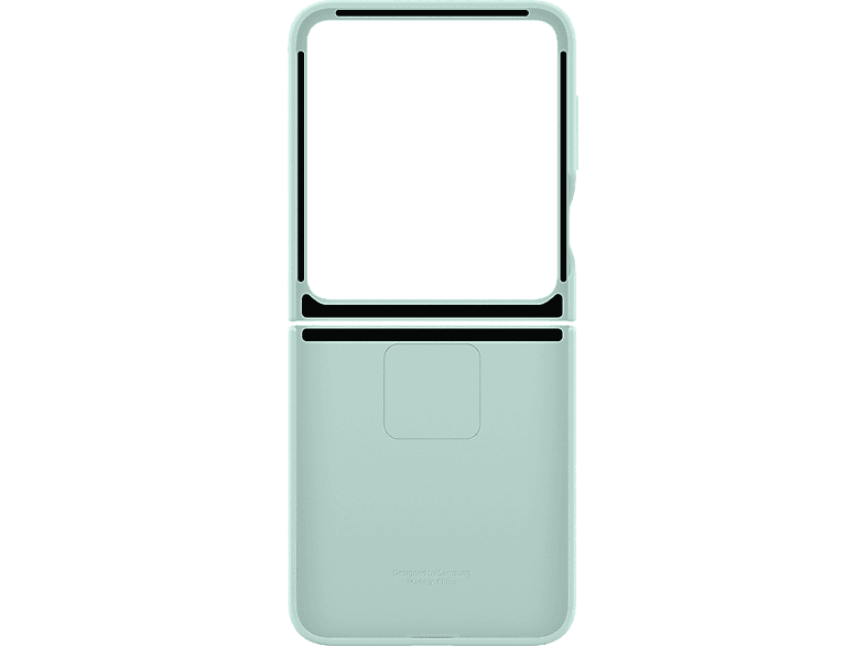 Funda móvil - Samsung Silicone Case, Para Galaxy Z Flip6, Compatible con Flip7 FE, Con anillo, Mint