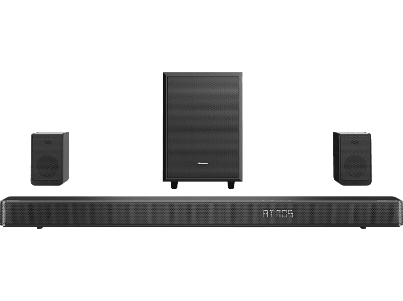 HISENSE AX5125H 5.1.2 Kanal, Soundbar, Schwarz