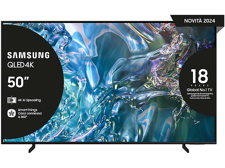SAMSUNG QE50Q60DAUXZT TV QLED, 50 ”, QLED 4K