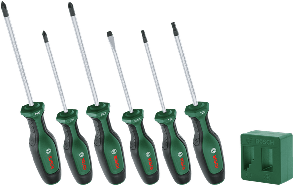 BOSCH Csavarhúzó készlet 6 részes mágneses (1600A02W7L)
