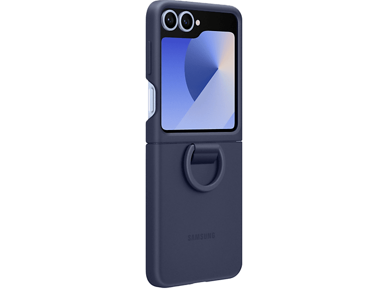 Coque en Silicone avec Anneau pour Samsung Galaxy Z Flip6