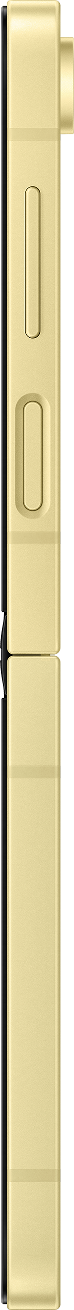 Poignée de porte dorée avec deux sections rectangulaires et une section inférieure plus longue.