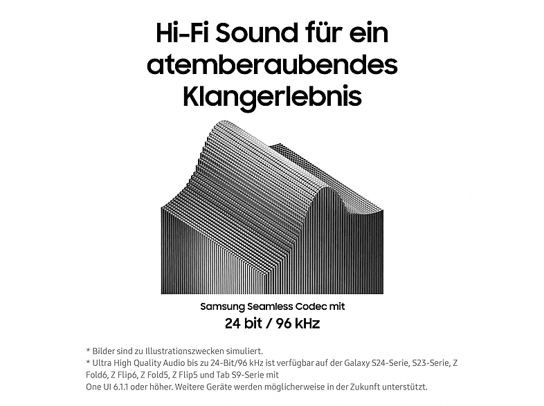 Thumbnail - SAMSUNG Galaxy Buds 3, In-ear Kopfhörer Bluetooth Silber