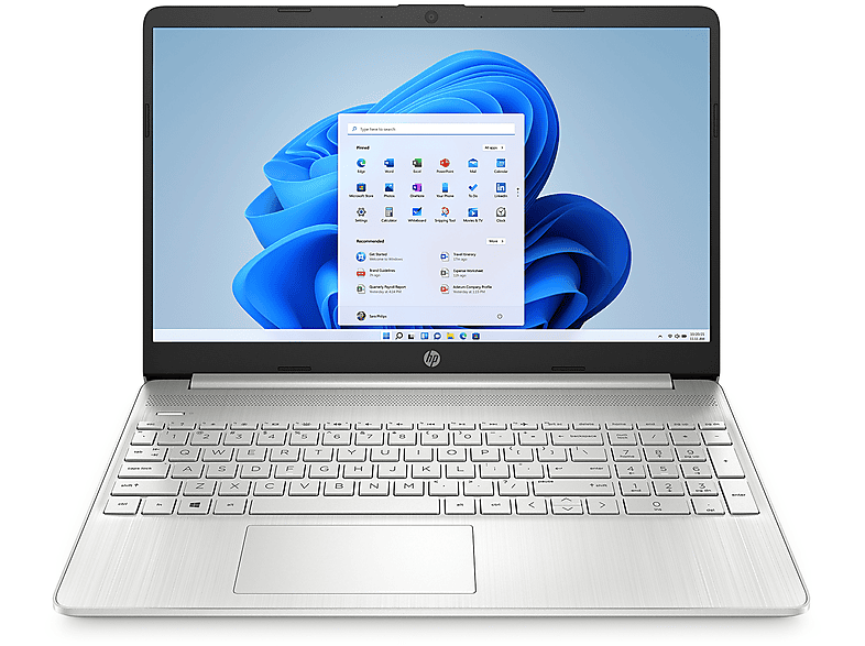 HP 15s-fq5089nl, 15,6", processore Intel Core I5 1235U, Intel Iris Xe Graphics, 16 GB, 1000 GB Ssd, Argento Notebook
