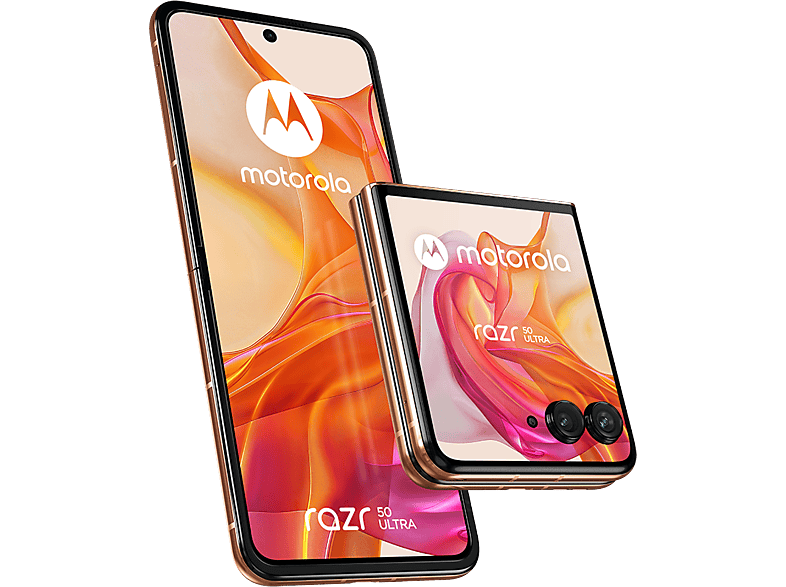 MOTOROLA RAZR 50 ULTRA 12/512 GB 5G Barackszín Kártyafüggetlen Okostelefon