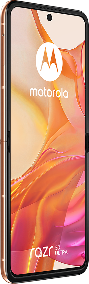 MOTOROLA RAZR 50 ULTRA 12/512 GB 5G Barackszín Kártyafüggetlen Okostelefon