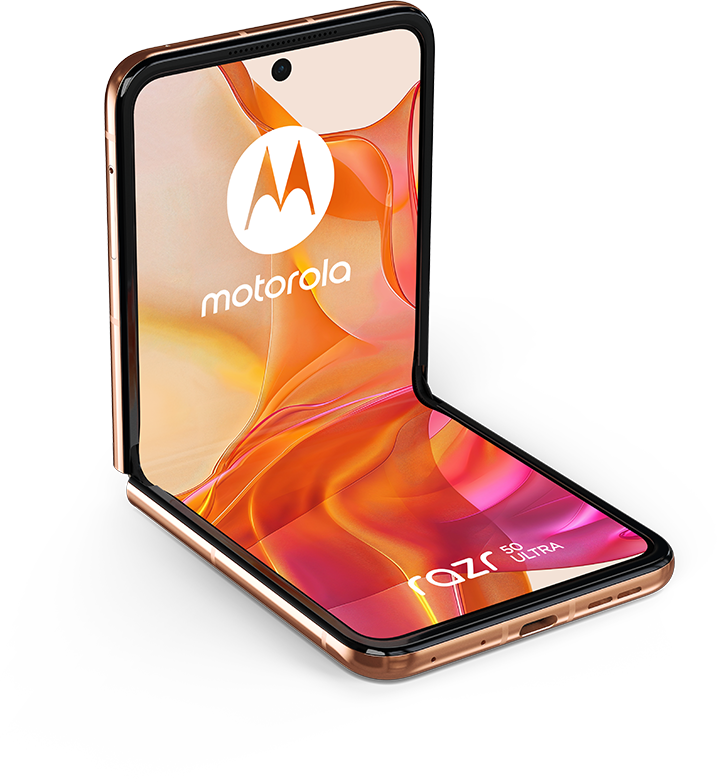 MOTOROLA RAZR 50 ULTRA 12/512 GB 5G Barackszín Kártyafüggetlen Okostelefon