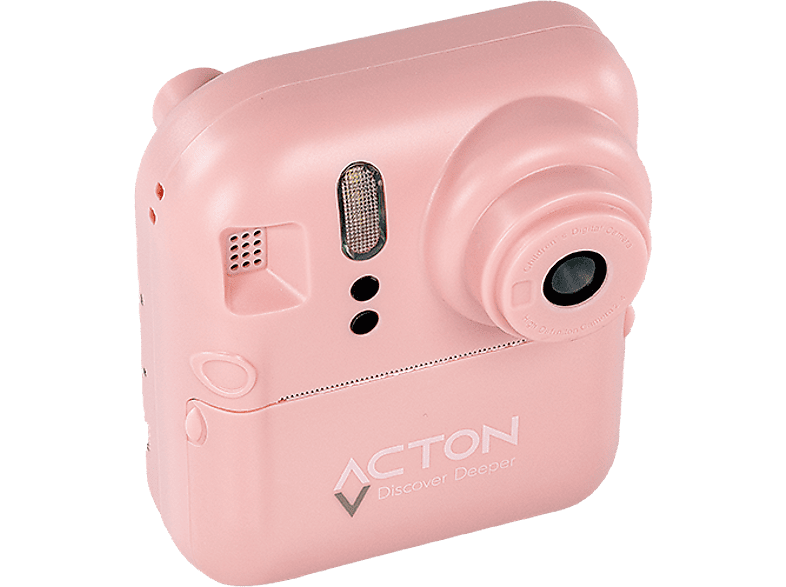 ACTON Şipşak Kağıt Baskılı Dijital Çocuk Fotoğraf Makinesi Pembe