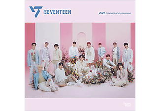 Seventeen - Official 2025 Calendar - 16 hónapos négyzet alakú naptár