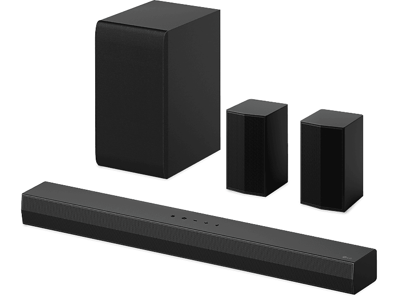 REACONDICIONADO Seminuevo Muy bueno Barra de sonido - LG S40TR, Bluetooth, 400 W, 4.1 canales con subwoofer, Dolby Digital y DTS, Negro