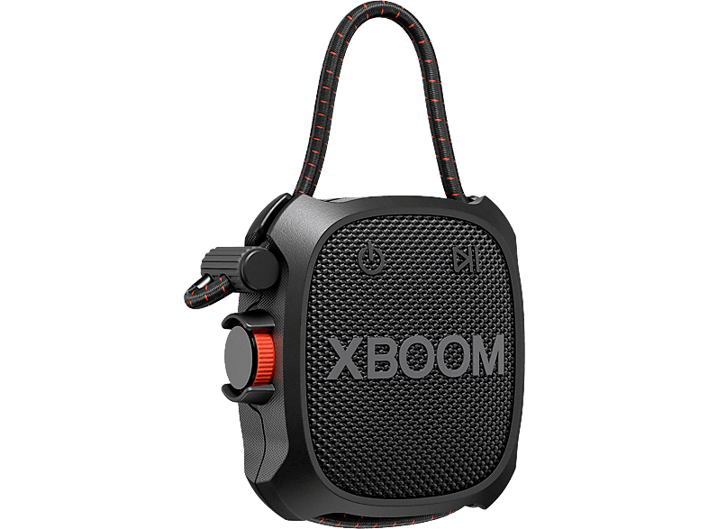 Altavoz inalámbrico - LG XBOOM XG2TBK, 5 W, Bluetooth, 10 h, Negro