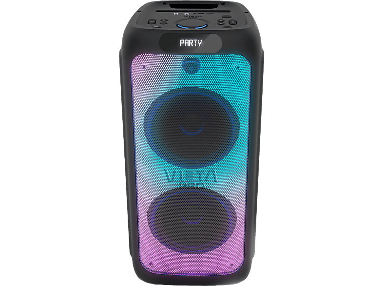 REACONDICIONADO Seminuevo Muy bueno Altavoz de gran potencia - Vieta Party 22 VMHW450BK, Bluetooth, 500W, 9h Autonomía, Negro