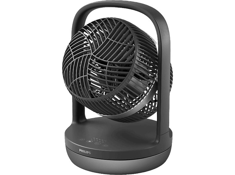 REACONDICIONADO Seminuevo Muy bueno Ventilador de sobremesa - Philips CX3050/01,3 velocidades, 27W, Máxima refrigeración, Ultrasilencioso,Temporizador