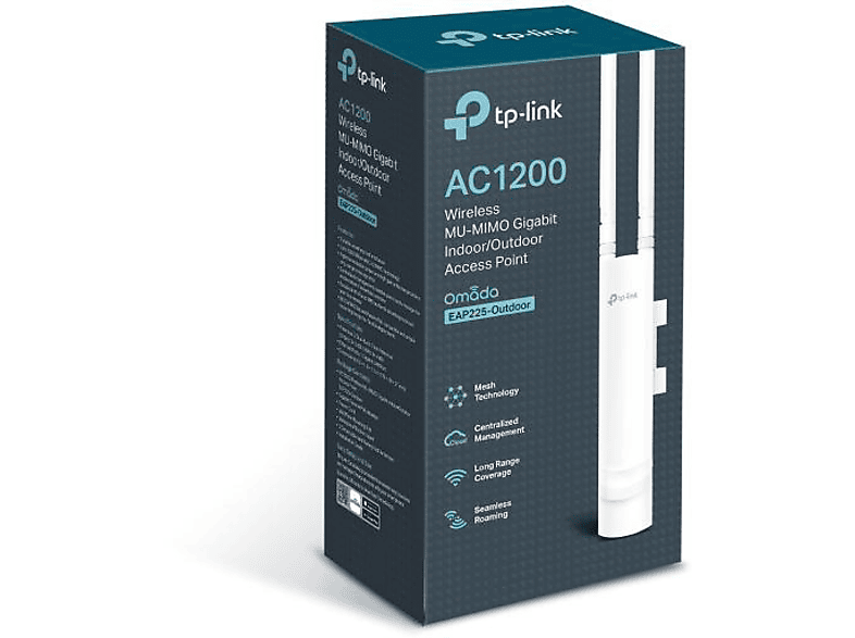 Thumbnail - TP-LINK AC1200-Dualband-Gigabit-WLAN-Outdoor-AP mit MU-MIMO Access Point 1200 Mbit/s