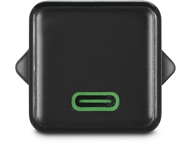 HAMA Super-Mini-Charger Schnellladegerät Apple, Schwarz